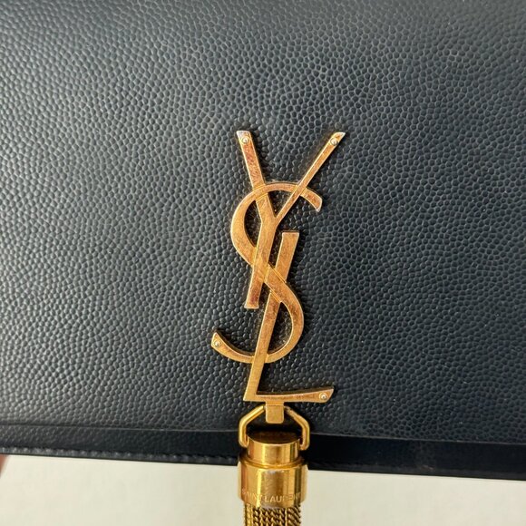 Saint Laurent Kate Small Tassel WOC in Grained Leather | Worn w/ Box & Dust Bags - Picture 9 of 9